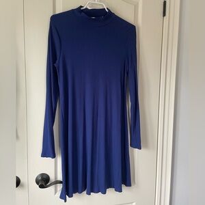 EUC royal blue knit dress